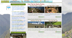 Desktop Screenshot of incatrail.pe